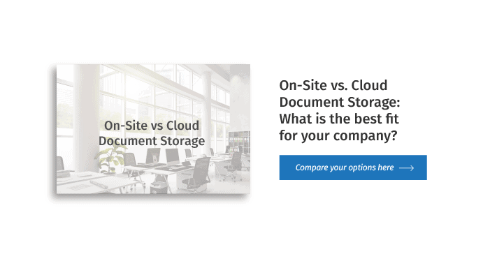 on-site vs. cloud document storage 